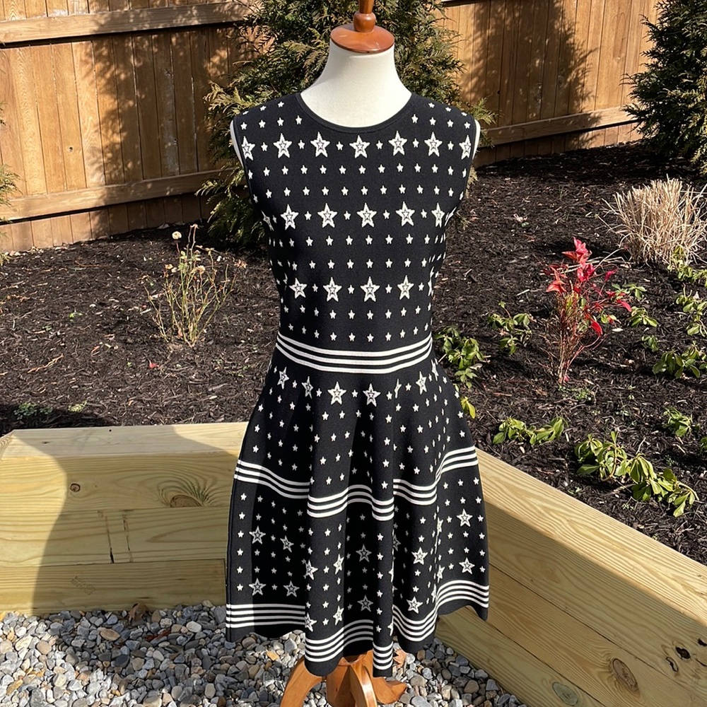 Ted Baker London “Mariae Star Jacquard” Knit Dress